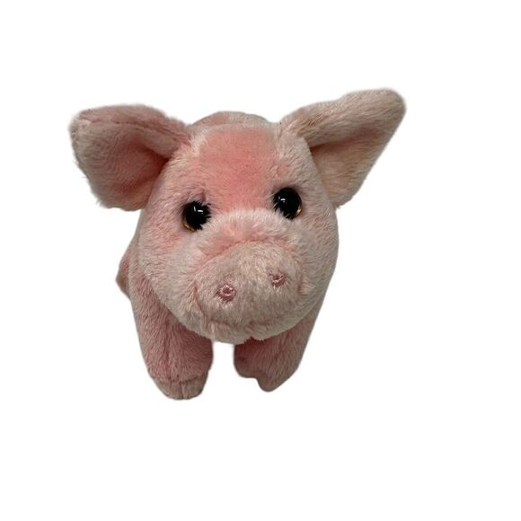 BUTTONS Plush PINK PIG Stuffed Animal Douglas Cuddle Toys 1521 Corkscrew Tail - Picture 2 of 11